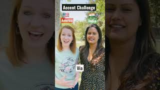 Accent Challenge America VS India americanvsindian learnenglish accentchallenge indianaccent😂 [upl. by Anila]