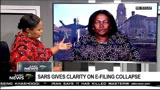 SARS gives clarity on efiling collapse [upl. by Hsirt]