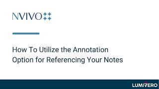 How To Utilize the Annotation Option for Referencing Your Notes [upl. by Vanzant]