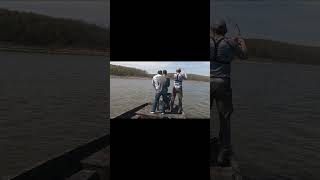 Snagging Paddlefish With Livescope shorts [upl. by Anauqal300]