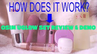 OSIM UGLOW SET REVIEW amp DEMO  April Monzel  Not Sponsored [upl. by Gradeigh]