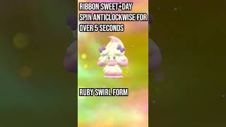 Milcery  Alcremie  Ribbon  Evolution Pokemon in Scarlet amp Violet pokemon evolution shorts [upl. by Adnael]