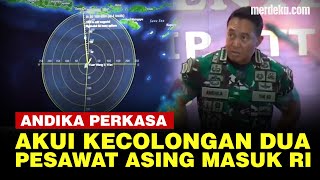 Dua Pesawat Asing Masuk RI Saat KTT G20 Panglima TNI Andika Perkasa Akui Kecolongan [upl. by Amargo]