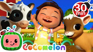 Ninas Farm Animal Dance  CoComelon JJs Animal Time  Animal Songs for Kids [upl. by Nadbus]