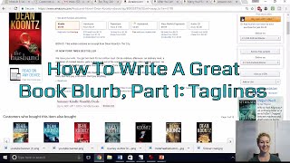 How To Write A Great Book Blurb [upl. by Ambie715]