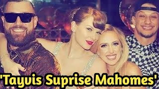 quotPatrick and Britney Mahomes Heartwarming Surprise at Taylor and Travis Enchanting Celebrationquot [upl. by Maharba37]