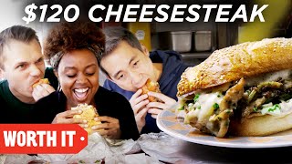 10 Cheesesteak Vs 120 Cheesesteak [upl. by Dis]