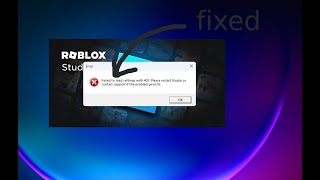 How to fix 403 error in roblox studio [upl. by Neeven971]