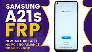 Samsung A21s Frp Bypass Without Pc  Without Alliance Shield  New Method 💯🔥 [upl. by Ojaras]