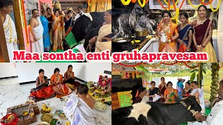 Maa sontha enti gruhapravesam lakshmi ganapathi homam and bhojanalu [upl. by Shum]