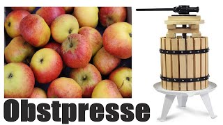 Obstpresse unboxing  Aufbau  amp das erste mal Austesten [upl. by Bayly543]