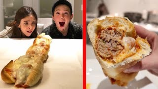 THE WORLDS LARGEST MEATBALL SANDWICH  Mama Bee Cooks [upl. by Erlene]