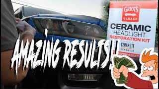 BEST Ceramic Headlight Restoration Kit  Griots Garage [upl. by Margery]