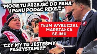 Nie chciał podać ręki Hołowni Marszałek opublikował film [upl. by Llorrad159]