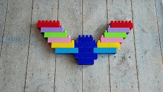 Building a Bat with Bricks Perfect for Lego or Other Brands [upl. by Ttehc618]