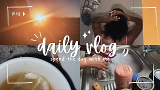 VLOG  Spend The Day With Me  Cooking Errands Hair Care and more [upl. by Sutelc]