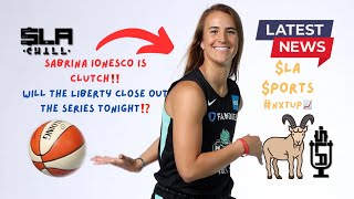 Sabrina Ionesco is CLUTCH‼️ Can the NY Liberty finish out the Lynx tonight⁉️🤔 [upl. by Thagard630]