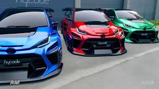 Children vs Hycades GR Yaris amp Evo X Widearch Kits PRDiscription with MyFav Hycade kit GrYaris [upl. by Ellerrad338]