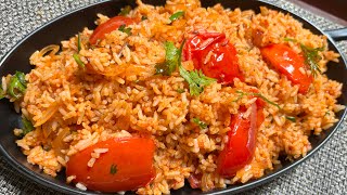 Tomato Fried Rice Recipe  Tomato Rice  Tomato Pulao  Easy Breakfast Recipe [upl. by Aliehc539]