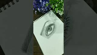 how to draw an eye👁️ drawing trending viral art shortsvideo youtubeshorts [upl. by Neslund]