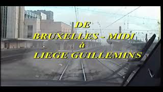 DE BRUXELLES MIDI A LIEGE GUILLEMINS VIA LA L36 ET L2 [upl. by Orfurd]