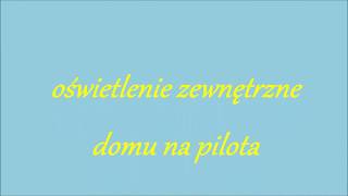 oświetlenie zewnętrzne domu na pilota  nowoczesna lampa zewnętrzna czujnik na ruch [upl. by Bivins]