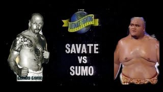 01 Gerard Gordeau SAVATE VS Teila Tuli SUMO [upl. by Akeit379]