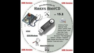 Baixar e instalar o HIRENS BOOT CD 152 [upl. by Nemrak323]