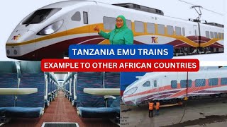 Major Milestone EMU Trains Accelerate Tanzania SGR Project [upl. by Mariette]