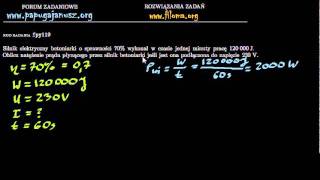 fpy119  Silnik elektryczny  Zadanie z fizyki  filomaorg [upl. by Ivar]