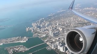 Absolutely Phenomenal First Class HD 767 Morning Takeoff From Miami On American Airlines [upl. by Leontina]