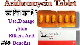 Azithromycin 500 mg  Azikem 500 Tablet uses in hindi [upl. by Anircam786]