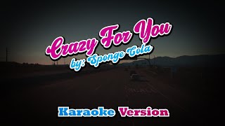 Crazy For You  Sponge Cola  karaoke [upl. by Yelik799]