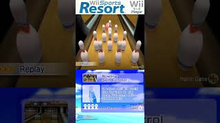 bowling spin control  Wii Sports Resort minigames  mainin game [upl. by Davide]