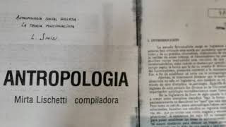 Antropología social INGLESA La teoría funcionalista LSinisi [upl. by Josefa]