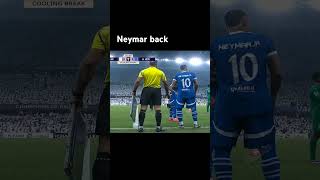 Neymar back 🤟😎☠️shortvideo shorts foryou [upl. by Aleuname845]