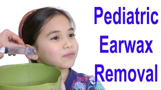 Pediatric Earwax Removal Using a Syringe Ear Flushing [upl. by Eanehs455]