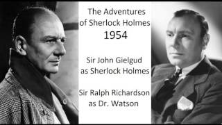 The Adventures of Sherlock Holmes The Redheaded League  John Gielgud amp Ralhp Richardson  1954 [upl. by Cesaro46]