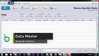 1 Data Master  Software Apotek Versi 52 [upl. by Ikkim]