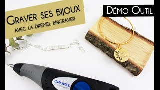 DIY Saint Valentin 💖 Comment graver ses bijoux avec la Dremel engraver [upl. by Ezri]