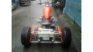 Motorcycle Trike Bike made in Cainta Rizal Philippines by Joseph Garage [upl. by Behah]