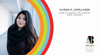 Meet Alyssia Jovellanos  Our Student of Vision ABIE Award Winner [upl. by Econah786]