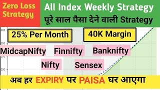 Best Intraday option selling strategy All Index Option Selling Strategy Learning With Earning [upl. by Llehsal]