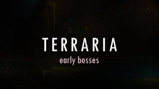 terraria early bosses [upl. by Neltiak]