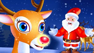 Rudolph the Red Nosed Reindeer  Christmas Song For Kids  Merry Christmas [upl. by Ednyl352]