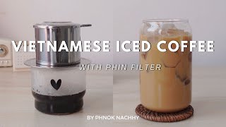 Easy Vietnamese Iced Coffee Recipe l Home cafe recipe EP37 [upl. by Wennerholn981]