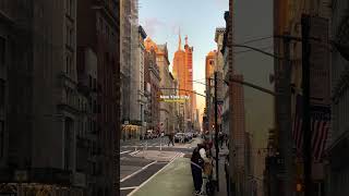 🌆 New York City Morning Walk Manhattan Streets  Empire State Building NY USA nycstreets [upl. by Soluk]