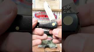 Rusted Stainless Synthetic Black Sod Buster Jr Pocketknife Review edc edcknife knifecollection [upl. by Valenka]