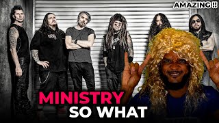 🎵 Ministry  So What REACTION [upl. by Ahsimrac609]