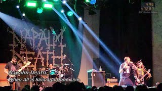 Napalm Death  When All is Said and Done  Live Nürnberg 2024 [upl. by Shanahan]